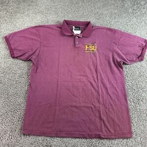 VINTAGE Florida State Seminoles FSU Shirt Mens Extra Large Red Polo